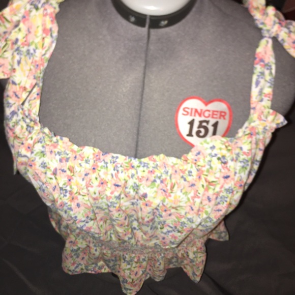 Forever 21 Floral Top Dress  3X Adjustaple straps - Picture 4 of 5